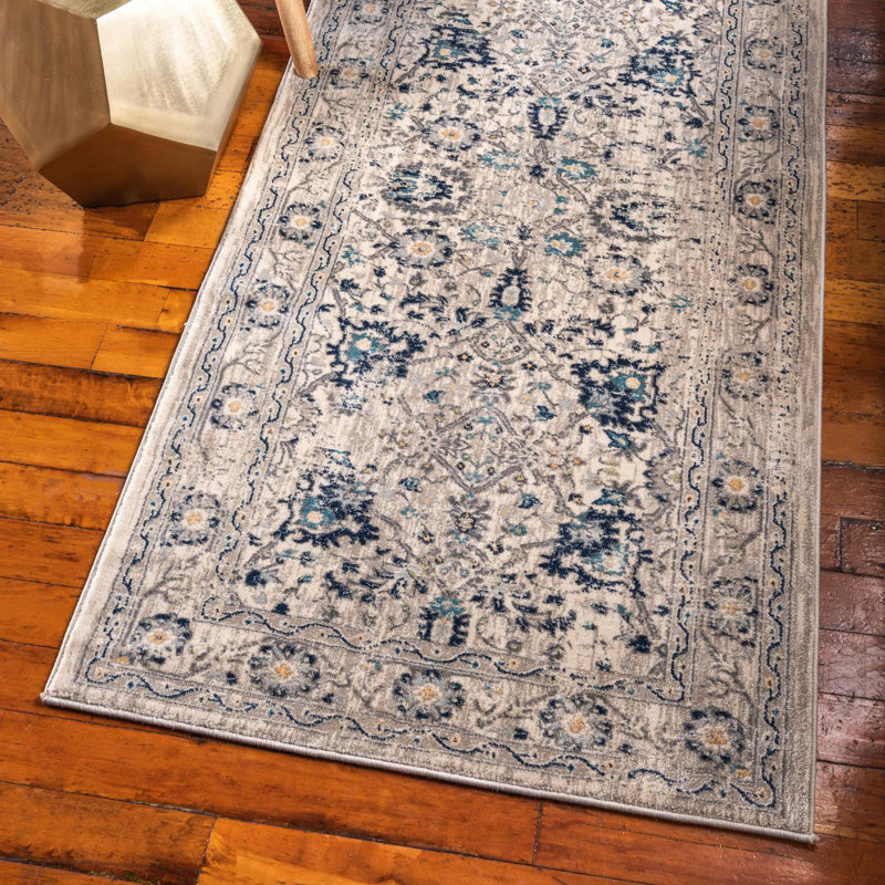 Tapis beige Wimpole, Tapis de couloir 2 pi x 5 pi 1 po