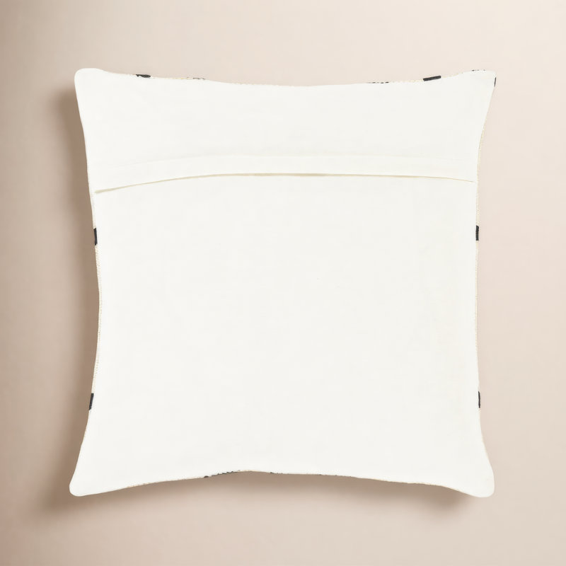Jada Geometric Wool Blend Throw Pillow, Polyester/Polyfill