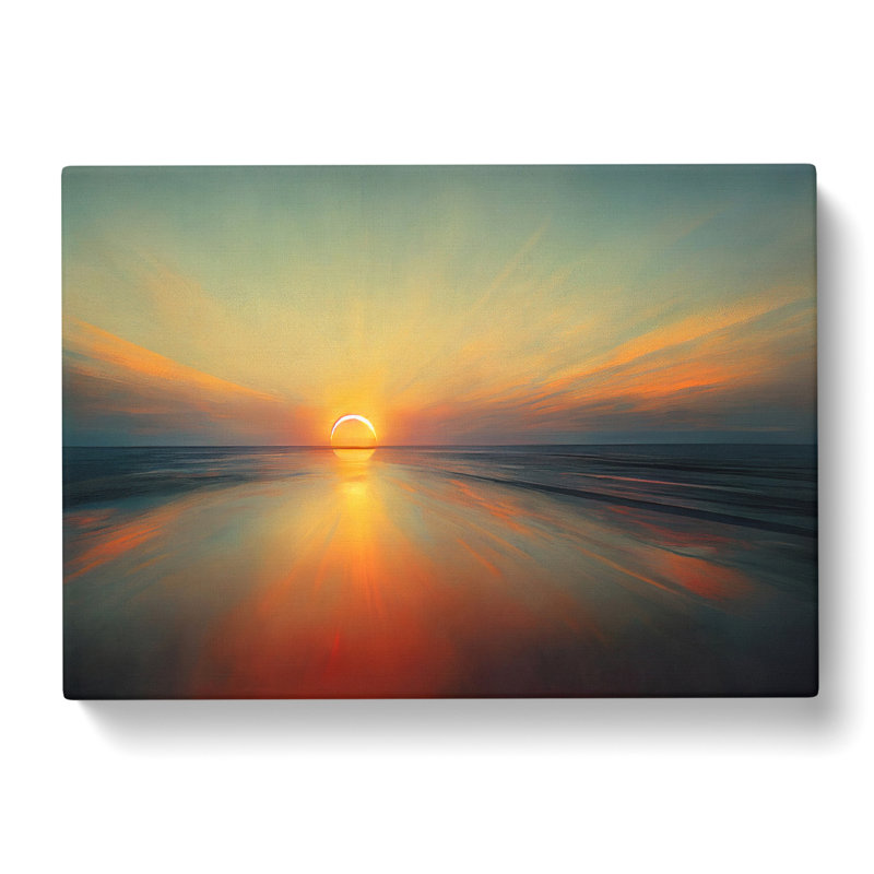 Serene Sunrise - Wrapped Canvas, 40cm H x 60cm W x 3cm D