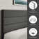Elison Platform Bed with Fabric Upholstered Headboard and Wooden Slats