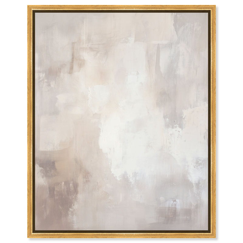 «Lunar Surface V», impression sur toile encadrée par Art Remedy, cadre doré, 24 x 30, H 25 po x l 31 po, Encadrement doré