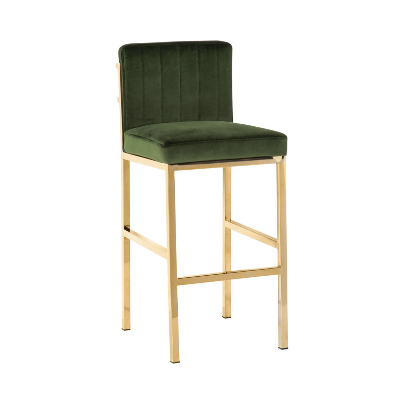 Tabouret de comptoir et de bar Fallston, Noir, Lindquist