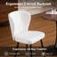 Chaise rembourrée en cuir moderne avec pieds en métal-2120138642