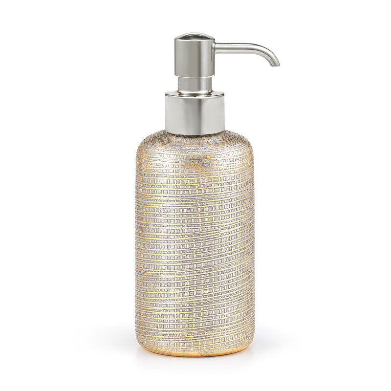 Distributeur de savon tissé, Nickel poli