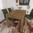 Haerr Modern Oak Dining Table, 47.2 x 30.7 x 31.0 inches | 100% Melamine Coated Particle Board, Thickness: 0.7 inches | Elegant Design for Dining Rooms & Kitchens, Durable & Stylish for Everyday Use-1737625015