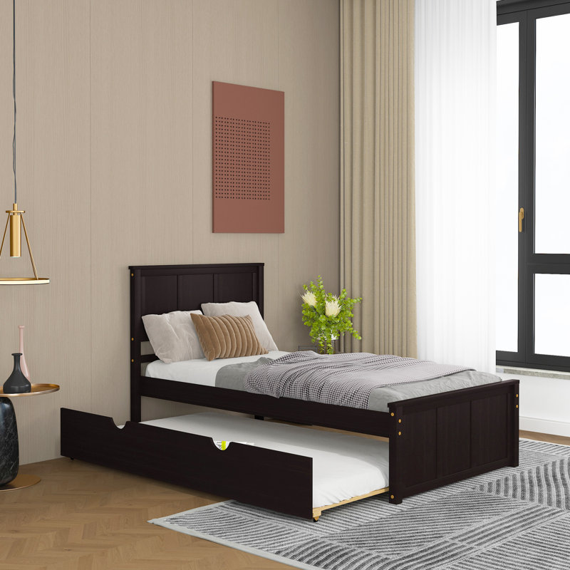Ilka Twin Platform Bed with Trundle