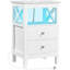 40cm W Manufactured Wood Bedside Table
