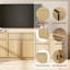 Buffet moderne 94,5 "avec 6 portes et tiroirs, buffet multifonctionnel avec grand rangement et tablette réglable-1743948383-1745020203