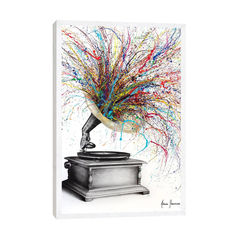 Supreme Forte by Ashvin Harrison - Print on Canvas, White Framed, 101.6 cm H x 66.04 cm W