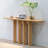 Modern simple oval console table-555679071