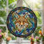 Panneau de vitrail Fox vitrail ， 7,8 H-75267362
