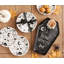 Ensemble de 4 assiettes Black Magic