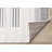 Cleckheat White Grey Modern Striped Area Rug-717399313