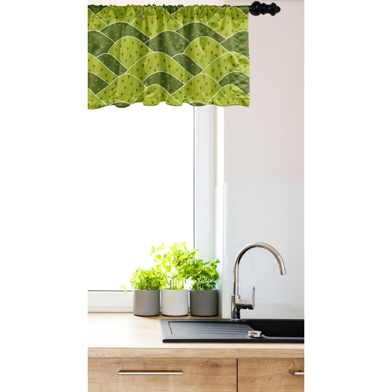 Ensemble de 2 cantonnières Ambesonne Nature, L 54 po x L 18 po