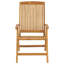 Chaise de patio pliante en teck-93588641