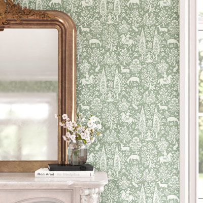 Rouleau de papier peint L 33 pi x l 20,5 po Quincey Woodland