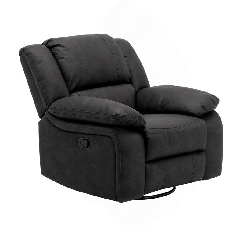 Fauteuil inclinable noir pivotant