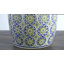 Lula 17.25" Traditional Blue and Green Floral Chinoiserie Ceramic Drum Garden Stool, Pierced Indoor/Outdoor Patio Seat & Side Table