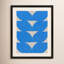 Blue Chevron Painting by Andrea Stokes-1051619527-1051619524