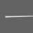 WM 120 1 in x 1/2 in x 96 in Recycled Polystyrene Half Round Moulding Pro Pack 128 LF