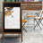 Freestanding Reversible Magnetic Small - 2' - 4' Chalkboard