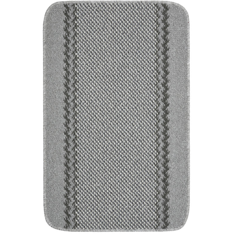 Draco Kitchen Mat, Rectangle 100 x 150cm, Silver