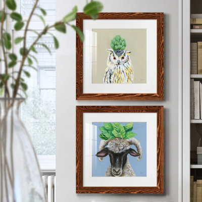 «Playful Nature», ensemble de 2 peintures