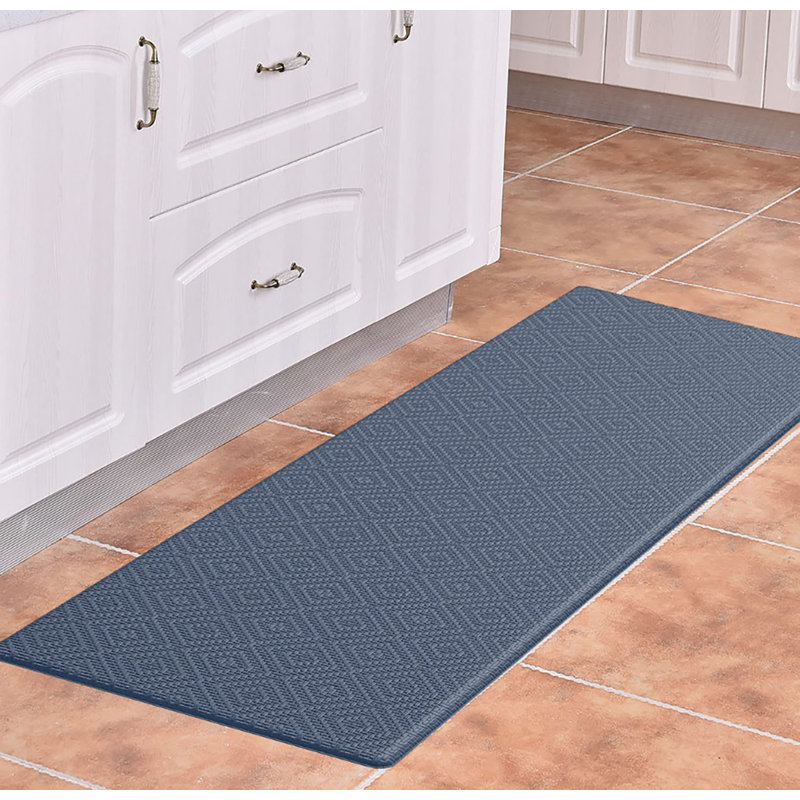 Tapis de couloir antidérapant 18 po x 59 po Comfort, Marine