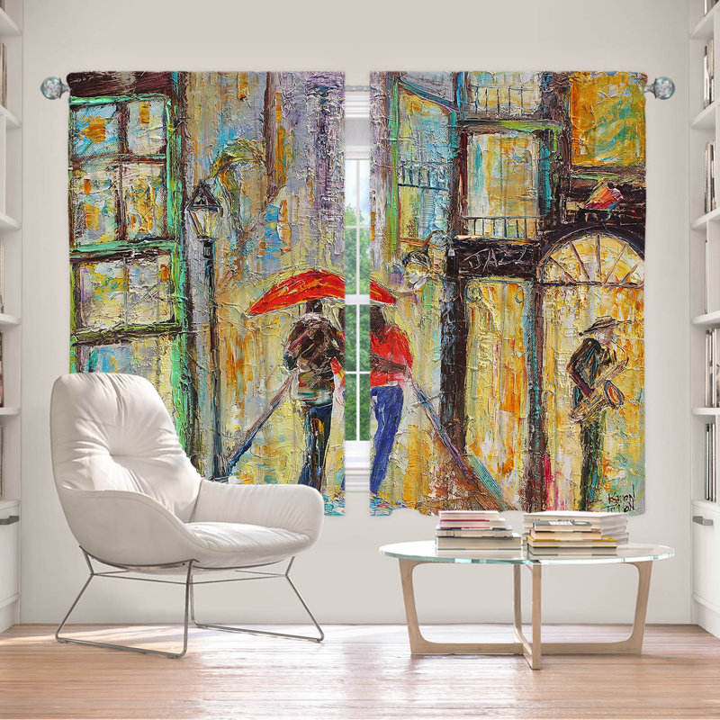 Ensemble de rideaux en polyester 2 pièces, L 40 po x L 52 po