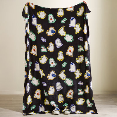 Halloween Ghosts Cosy Blanket Throw