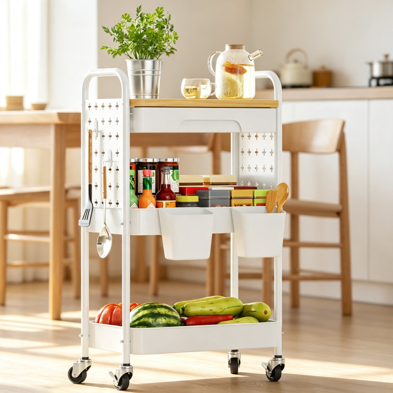 76 cm H x 42 cm W Utility Cart