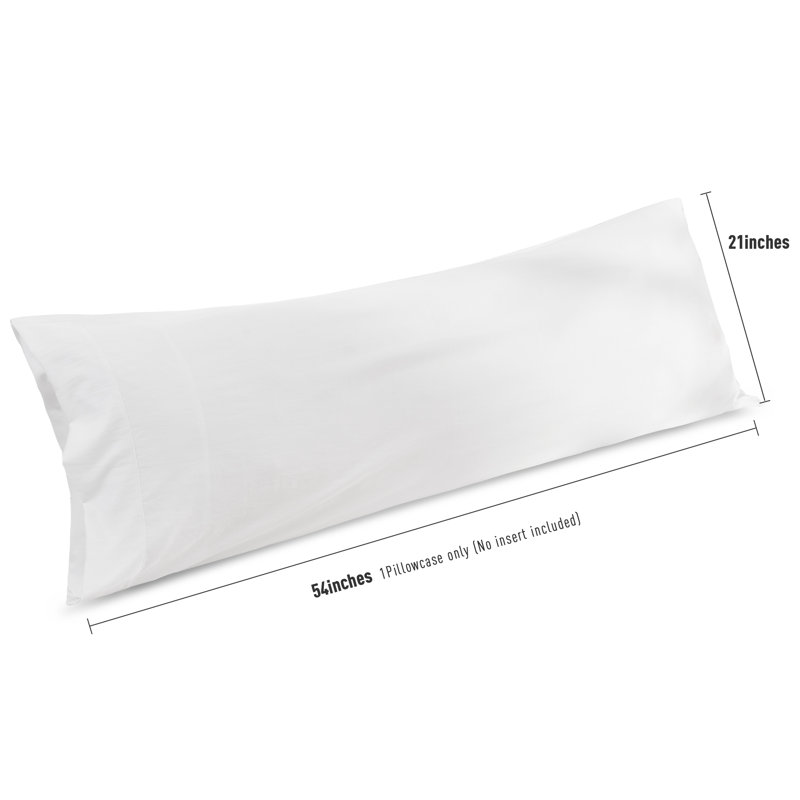 Ultra Soft Twill Microfiber Fabric Pillowcases Set, White