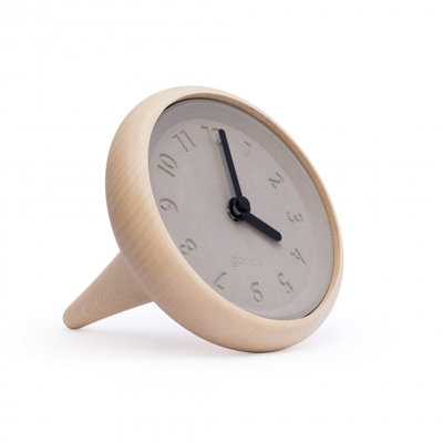 Analogue Maple Solid Wood Mechanical Tabletop Clock