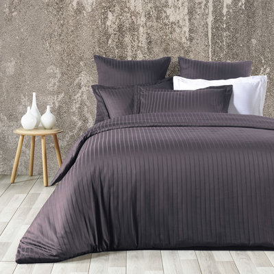 Ensemble de housse de couette 100% coton 4 pièces Burgandi