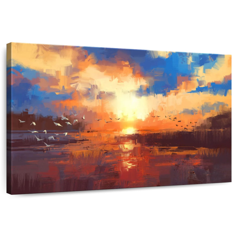 Alvord Sublime Sunset, H 26 po x l 39 po