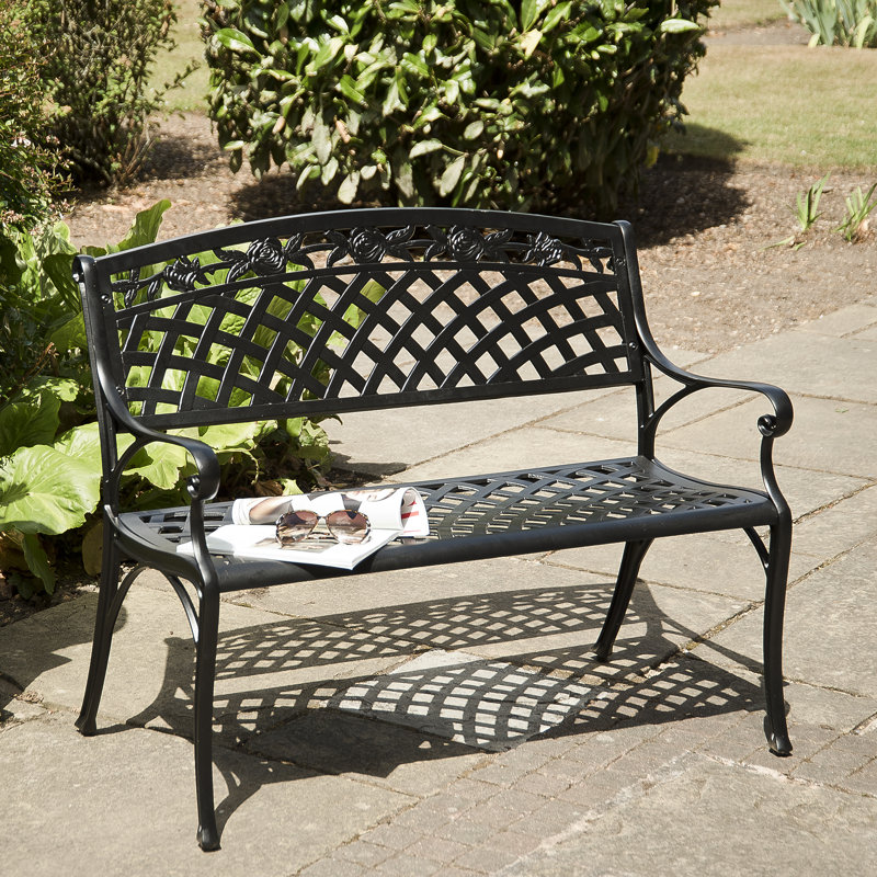 Banc de jardin en métal Hollander