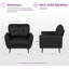 Corvo 33.4' Wide Tufted Armchair-15349569