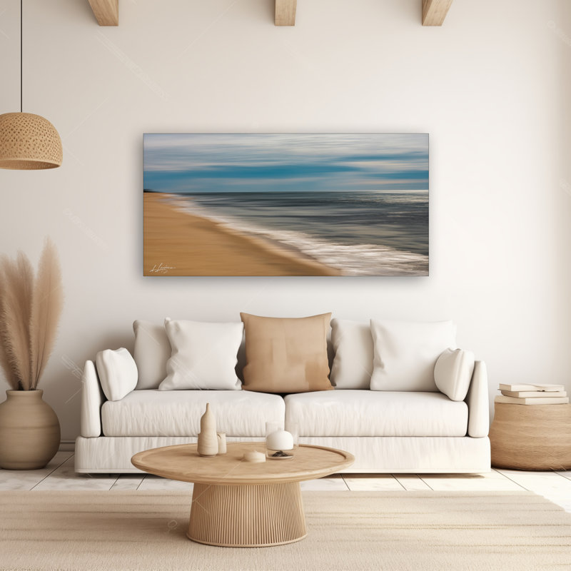 "Summer Memories" par Lawrence Leyderman - Art mural acrylique 15 "x 30", H 15 po x l 30 po