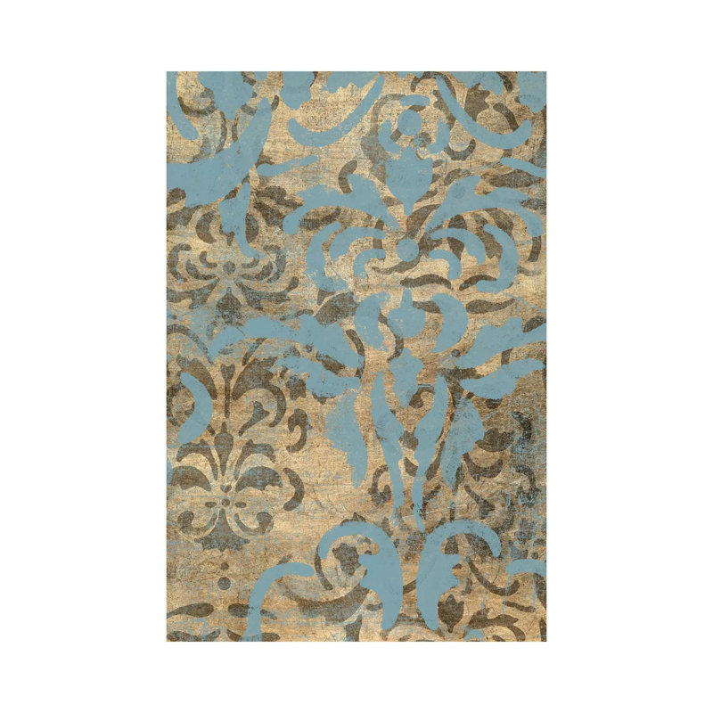 Damask II by Jennifer Goldberger - Wrapped Canvas Print, 30.48cm H x 20.32cm W x 1.905cm D