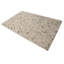 Tapis argenté en cuir 5X8