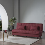 Sasta 75" Convertible Sofabed with Storage, Sleeper Sofa Couch for Living Room