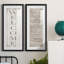 Cadre photo, ensemble d'art textuel sur papier