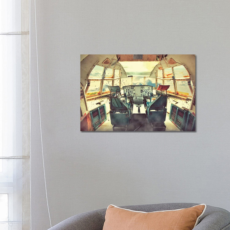 Flying Dead Plane by Muhammad Syafei - Wrapped Canvas Print, 66.04 cm H x 45.72 cm W