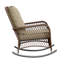 Chaise d'extérieur en rotin avec coussins Yentin-1706309109
