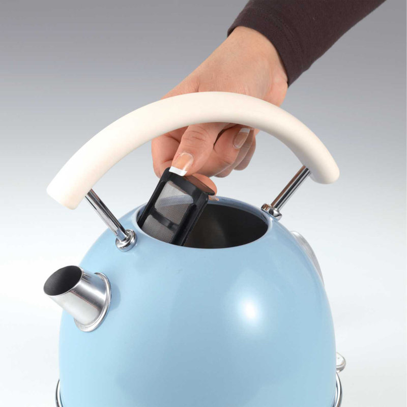 Ariete Vintage 1.7L Dome Electric Kettle, Blue