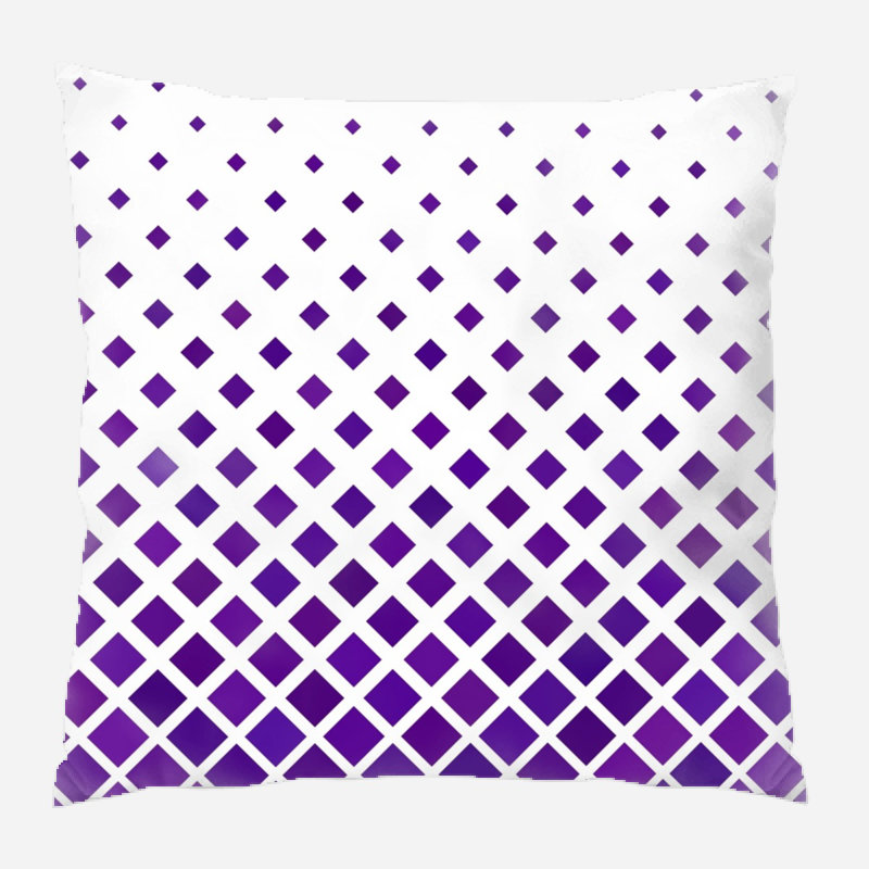 Geometric Microsuede Reversible Throw Pillow