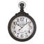Très grande horloge murale en bois Mogul