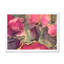 Rose et noir luxueux, art fluide abstrait - peinture sur toile-67323070-67323085