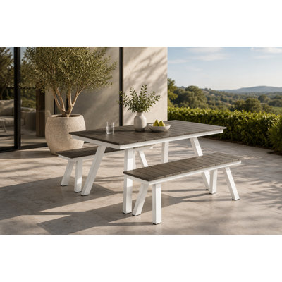 Jack Rectangular 6 - Person 59" Long Picnic Table