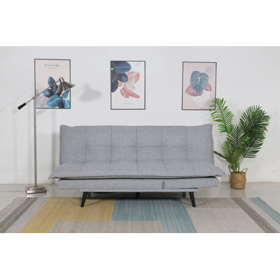 Schaller Twin 76'' Upholstered Convertible Sofa